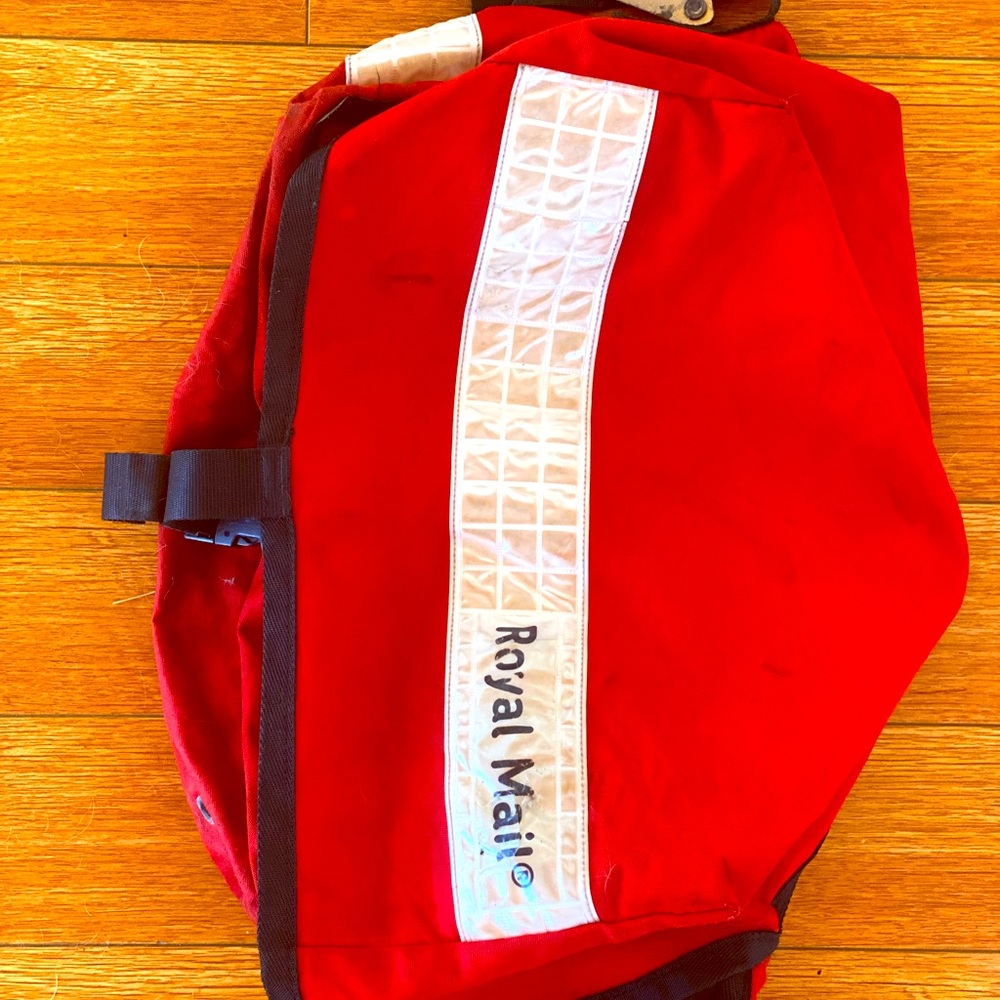 Official British royal post messenger bag.